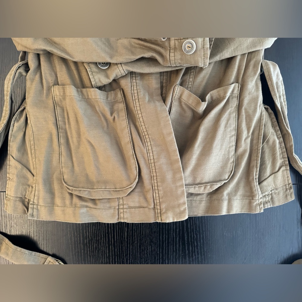 Free People Belted Wrapped Military
Jacket - Picture 5 of 11